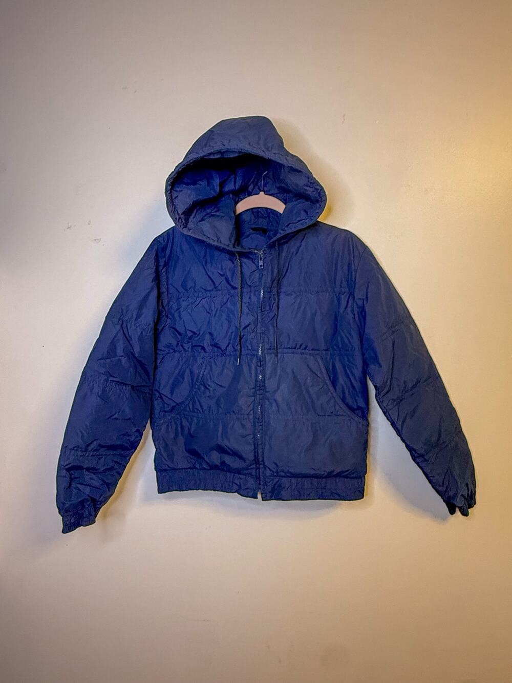 Vintage Eddie Bauer Navy Goose Down Jacket S